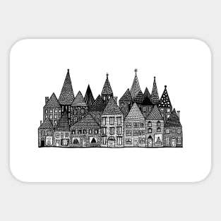 Medieval Village II Sticker